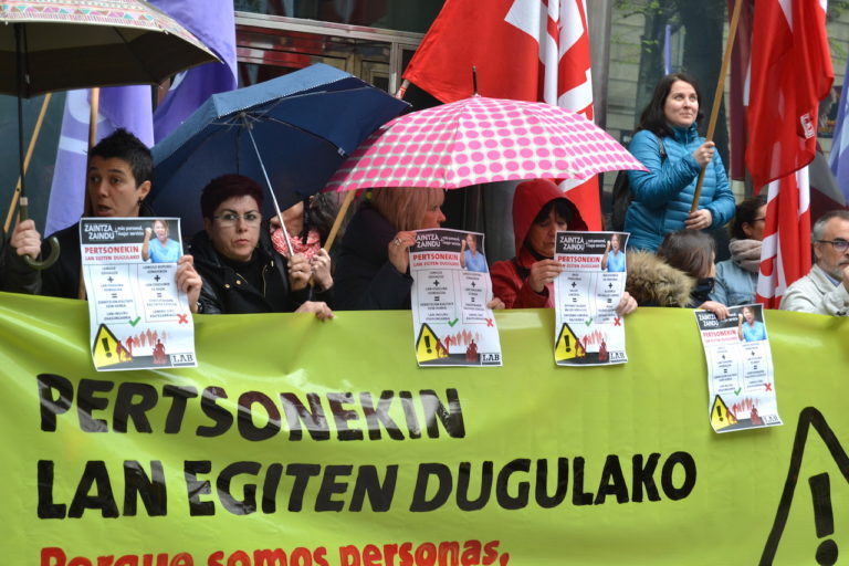 Hemos denunciado las vulneraciones que se dan en el sector de servicios sociales en materia de prevención de riesgos laborales