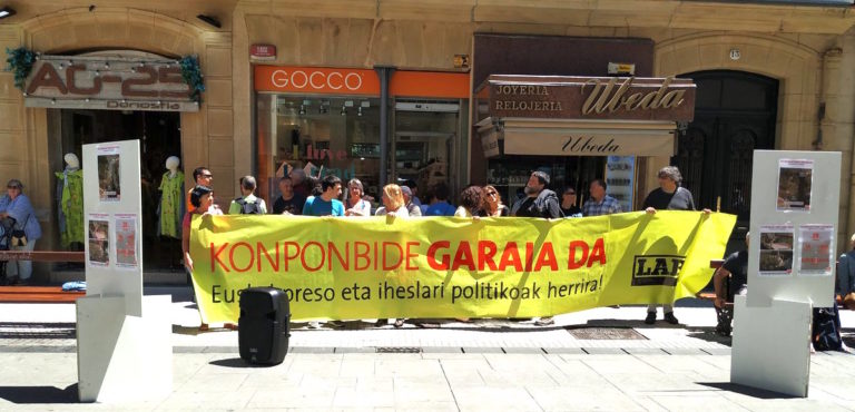 Preso eta iheslarien alde mobilizatu gara