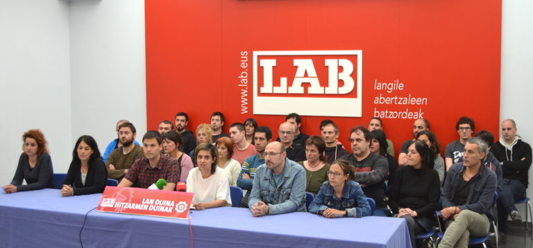 Hacemos un llamamiento a la lucha para hacer frente a la precariedad y la estatalización en la industria