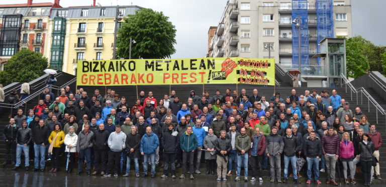 Estamos dispuestas y dispuestos a la huelga en el metal de Bizkaia