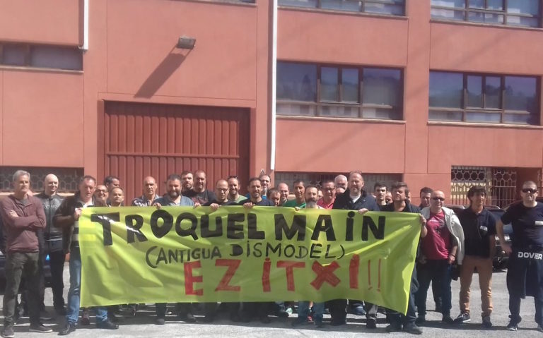 Las y los trabajadores de Troquelmain XXI de Sopela inician movilizaciones ante el cierre anunciado por la empresa
