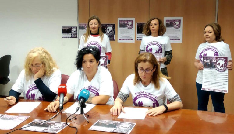 Hemos convocado una semana de huelga en el Servicio de Ayuda a Domicilio de Bizkaia, del 13 al 17 de mayo