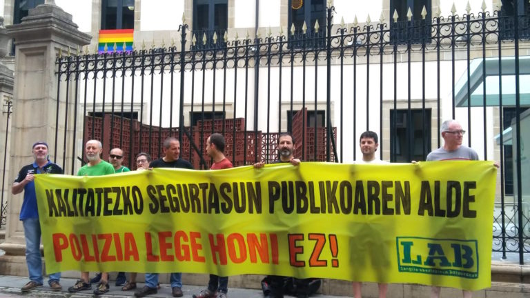 Hemos reivindicado en Gasteiz una seguridad pública de calidad