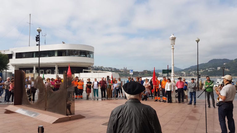 Frankismoaren garaiko Donostiako errepresaliatu eta eraildakoak omendu ditugu