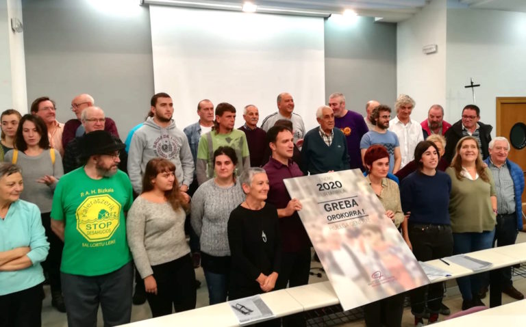 Greba orokorrera deitu dugu urtarrileko bigarren hamabostaldirako, lan, pentsio eta bizitza duinaren defentsan