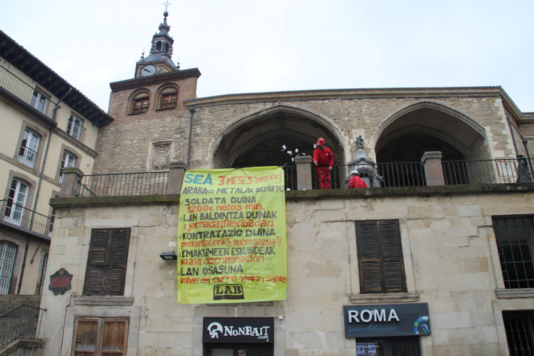 Arabako Metalgintzan arduraz jokatzeko exijitu diogu SEA patronalari