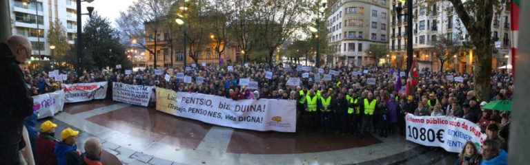 Garbiñe Aranburu: “Langileria osoari dagokigun borroka da pentsioen aldekoa”