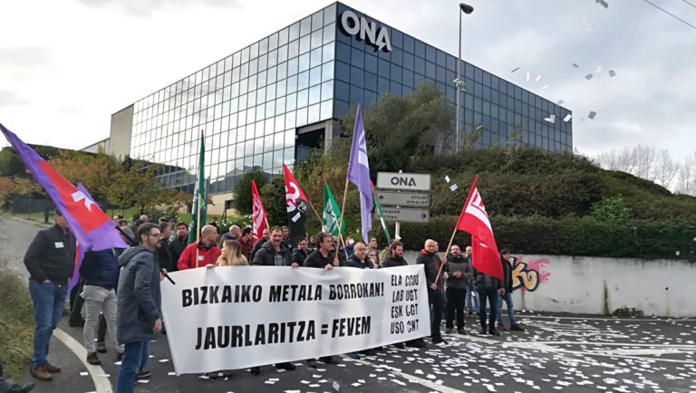 Patronalaren borondate falta agerian geratu da berriro, Bizkaiko Metalgintzako gatazkan benetako negoziazio bat abiatzeko