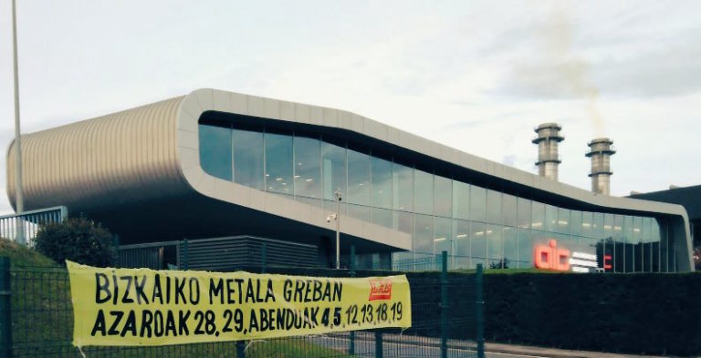 Mugimendu milimetriko eta ez nahikoak patronalaren aldetik, Bizkaiko Metalgintzan deitutako greba deialdi berrirako astebe falta denean