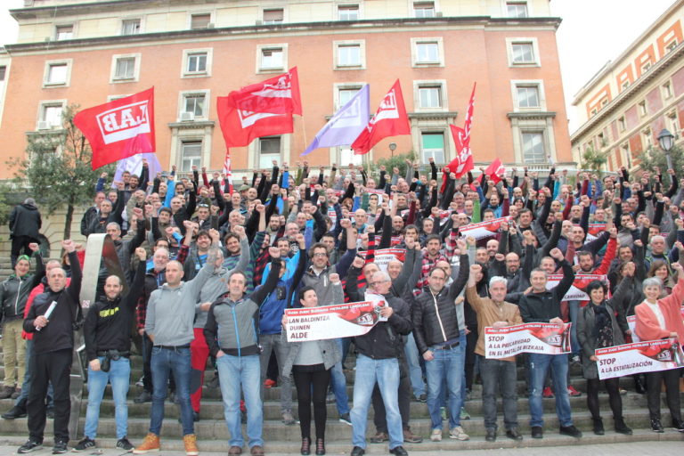Delegatuek Bizkaiko Metalgintzako hitzarmenaren aurreakordioa babestu dute