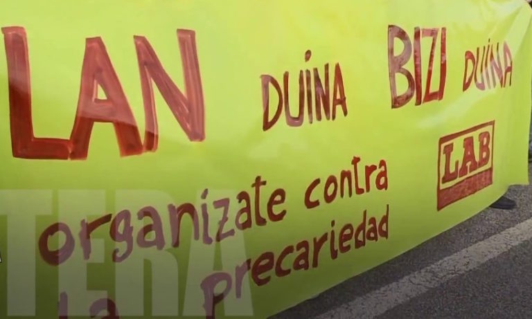 Lan eta bizi baldintzak ez dira hobetzen eta prekaritateak egiturazkoa izaten jarraitzen du