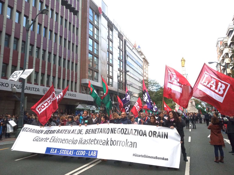 EAEko Gizarte Ekimeneko ikastetxeetako greba egunak oso jarraipen zabala izan du, maiatzeko greba egunetakoa gaindituz