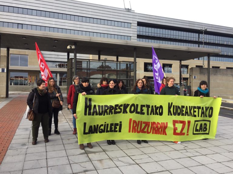 Inolako aurrerapausorik ez da eman Haurreskolak Partzuergoko negoziazioan