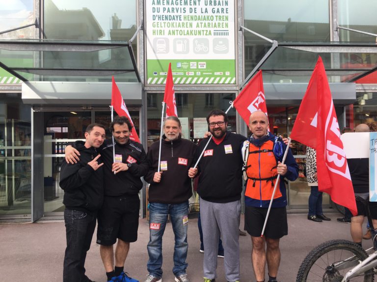 Abian da “borroken maratoia”, Hendaiako eta Baionako tren geltokiak batuko dituena