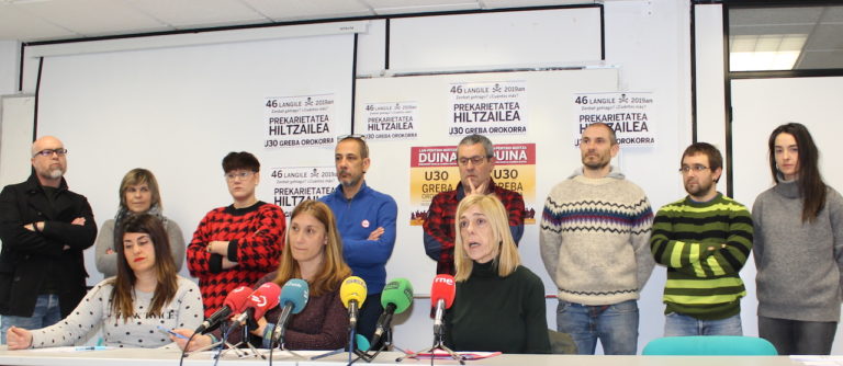 Greba Orokorrerako deia luzatu dugu, lan istripuen etengabeko gorakadak eta odolusteak ere erantzun irmo bat eskatzen dutelako