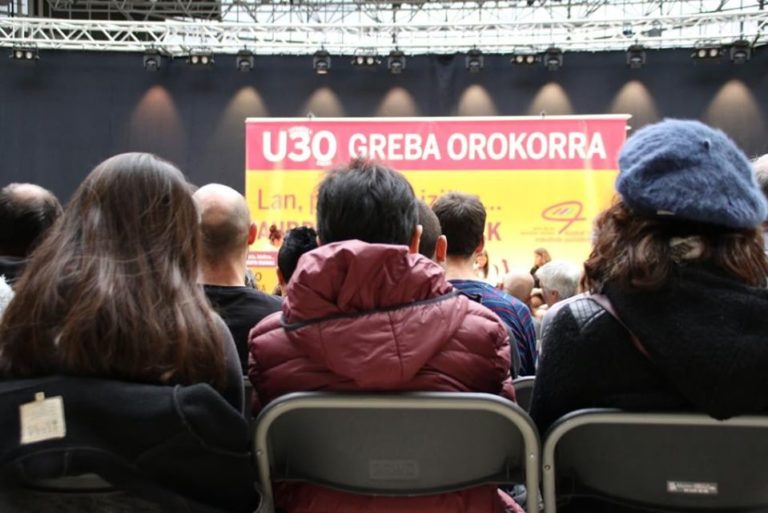 Greba Orokorrak lantokiak husteko helburua du eta kaleak betetzea 101 mobilizazioekin