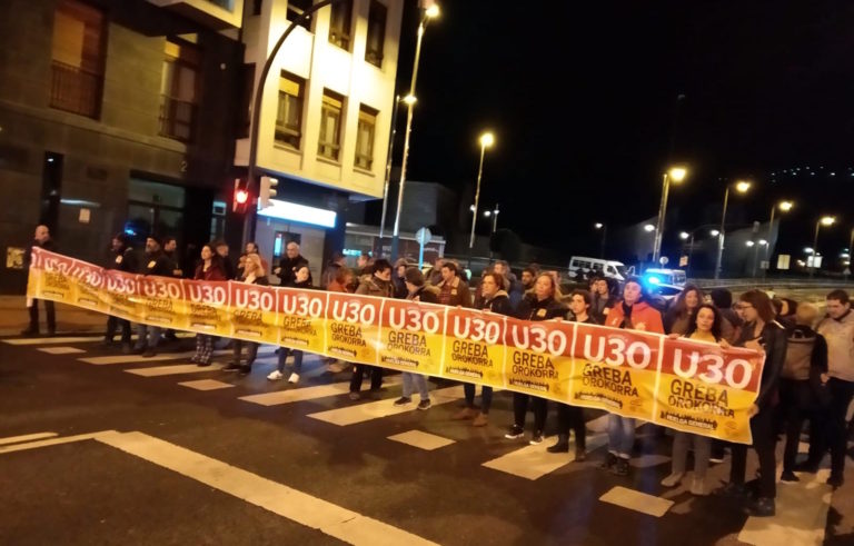 Greba Orokorra jarraipen zabala izaten ari da egunaren lehen orduetan