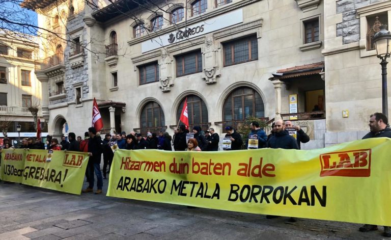 Borroka beharrezkoa da Arabako metalgintzan