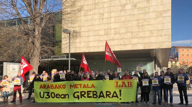 SEAren itxikeriaren aurrean, borroka eta aktibaziorako deia egiten dugu Arabako metalgintzan