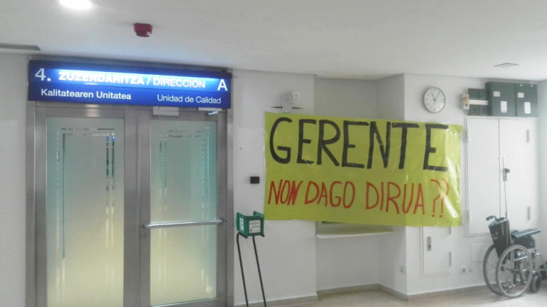 Osakidetzako Arabako ESIko zuzendaritzak nahiago du ustelkeria salatzen duena beldurtu, azalpenak eman baino