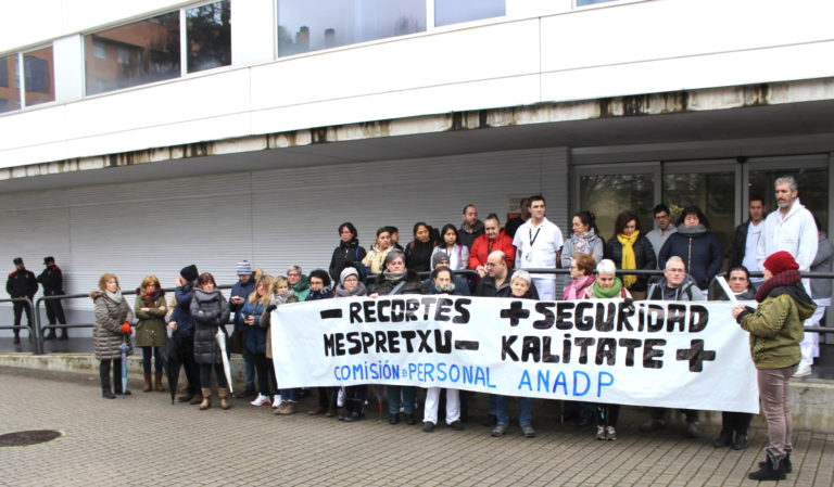 Lan baldintzak hobetzeko eskatu dute Pertsonen Autonomiarako eta Garapenerako Nafarroako Agentziako langileek