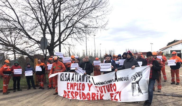 Berriro ere kaleratzeak Laminaciones Arreguin