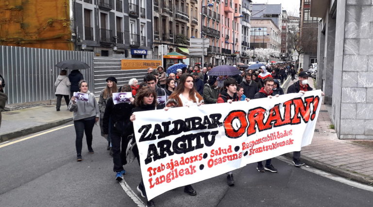 “Premiazkoa da Alberto eta Joaquin aurkitzea; premiazkoa da herritarren osasuna bermatzea”