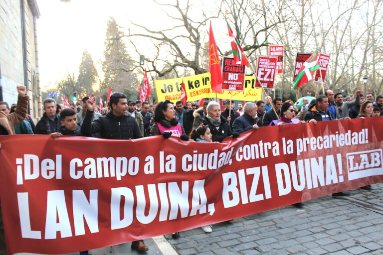 Irmo salatu nahi dugu Espainiako Gobernu Ordezkaritzak debekatu izana Huerta de Peraltan langileek egin behar zuten elkarretaratze bat