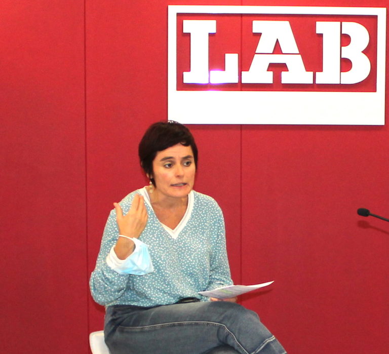 Garbiñe Aranburu: “Ez dugu indarrean dagoen sistema hau elikatzen jarraitzeko akordiorik bultzatuko”