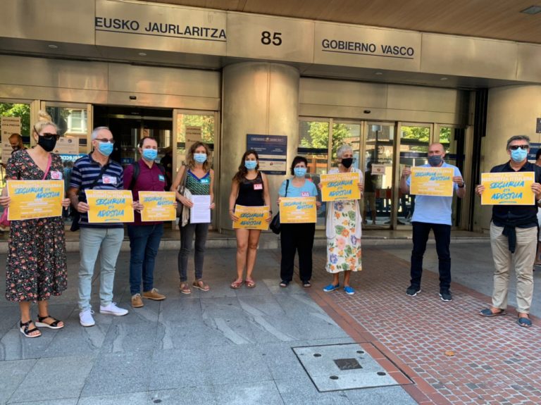EAEko Hezkuntzako sindikatuok irailaren 15eko greba erregistratu dugu, itzulera seguru eta adostu baten aldarripean