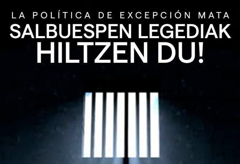 Euskal presoak hiltzen dituen kartzela politika honekin amaitu behar dugu