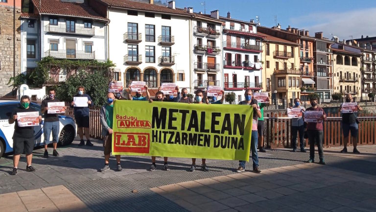 Gipuzkoako Metalgintzako langileentzat hitzarmen duin bat ari gara aldarrikatzen, eskualdez eskualde