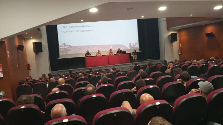 Langileak antolatu eta aktibatzearen aldeko apustua egiten dugu, Gipuzkoako Metalgintzan hitzarmen duina lortu arte