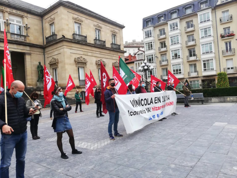 Hemos reivindicado un convenio digno para el sector vinícola de Araba