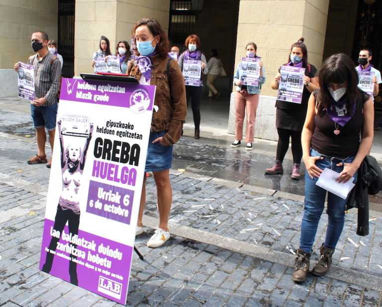 Eusko Jaurlaritzak greba eskubidea urratu du Gipuzkoako helduen egoitzetan