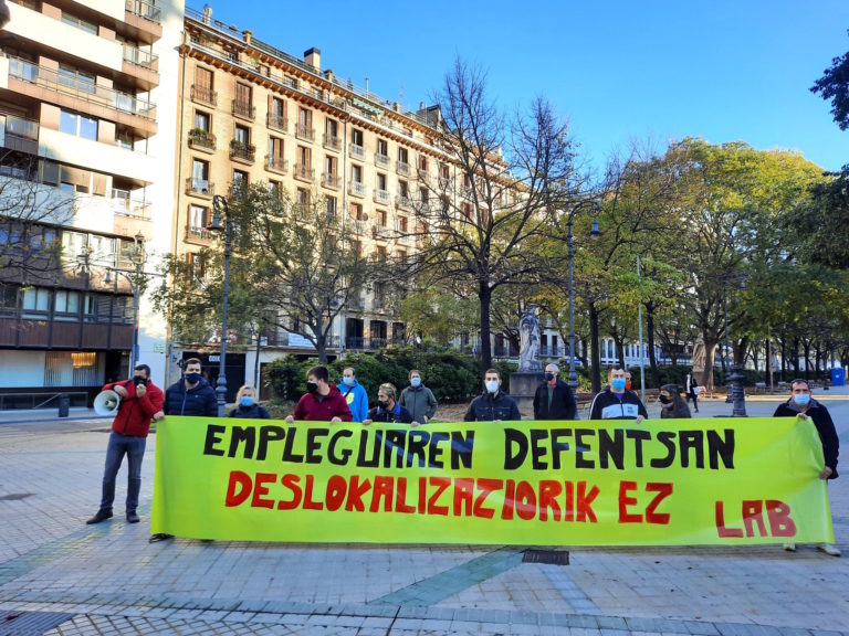 Dei egiten diegu PSN eta Geroa Bairi langileen itxaropenak ez zapuztera eta deslokalizazioaren aurkako beren aldarrikapenak babestera