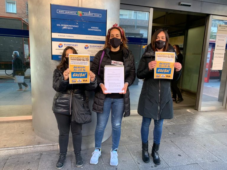 Sindikatuok greba dinamikari hasiera emango diogu Haurreskolak Partzuergoan