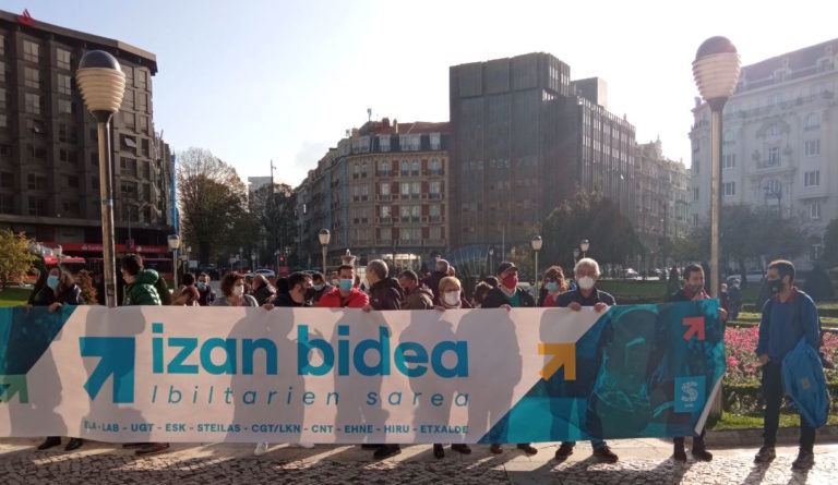 Euskal presoen eskubideen defentsan mobilizatu gara Bilbon