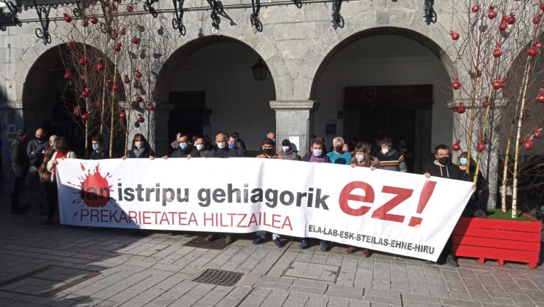 Mobilizaziorako deia egiten dugu lan heriotzen aurrean