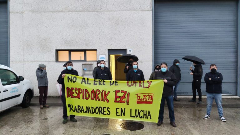 Ez dugu onartzen Cofely enpresak aurkeztu duen Enplegua Erregulatzeko Espedientea, Nafarroan 13 langile utziko baititu kalean