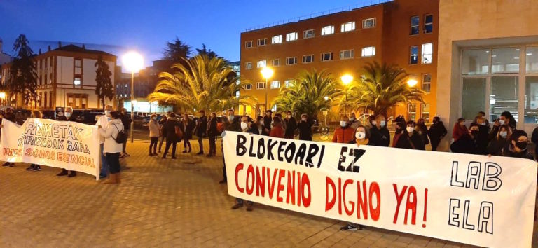 Patronalak Nafarroako garbiketa hitzarmena blokeatua duela salatu dugu, duela bi urte iraungi zen arren