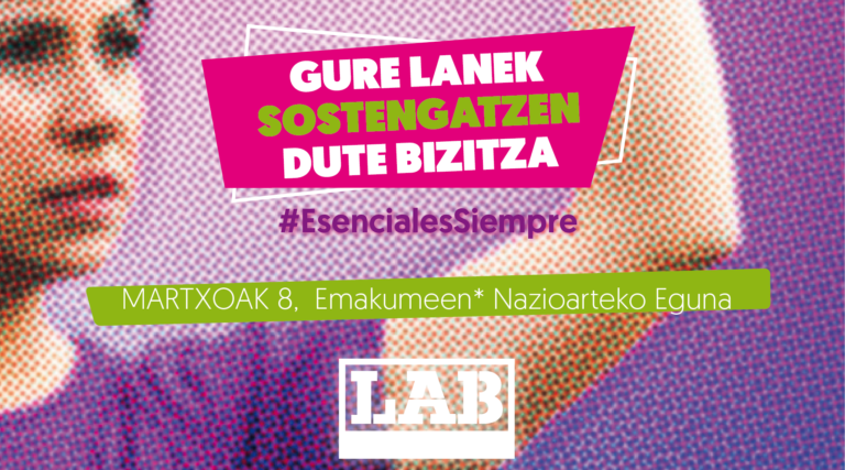 El 8 de marzo, reclamaremos dignidad y reconocimiento para los sectores feminizados #EsencialesSiempre