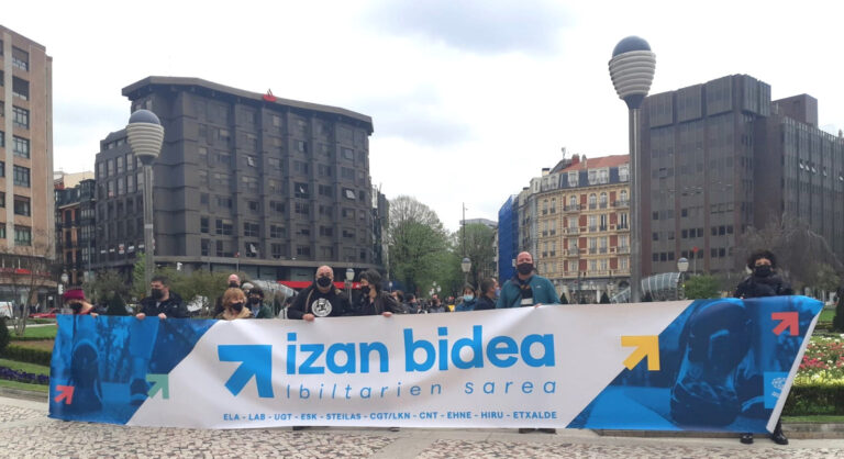 Nos hemos movilizado en Bilbo en defensa de los derechos de las y los presos