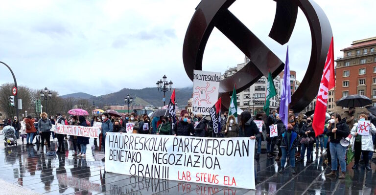 Hemos obligado a moverse al Consorcio Haurreskolak y al Departamento de Educación de la CAV