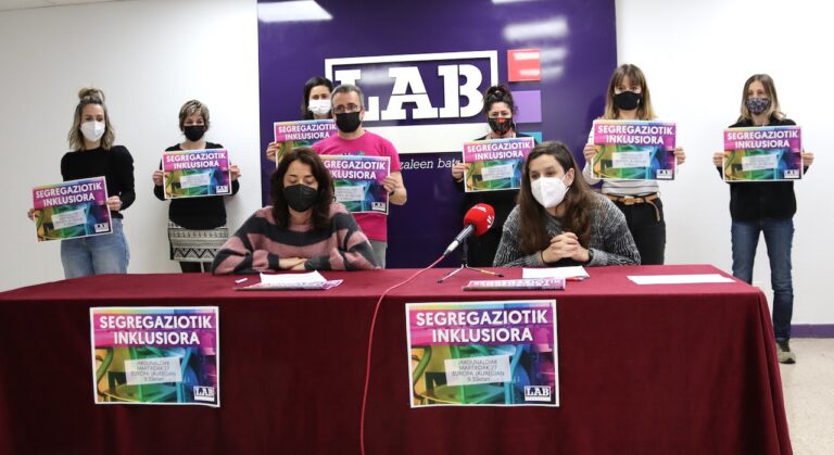 «De la segregación a la inclusión», realizaremos unas jornadas sobre enseñanza el 27 de marzo en Gasteiz