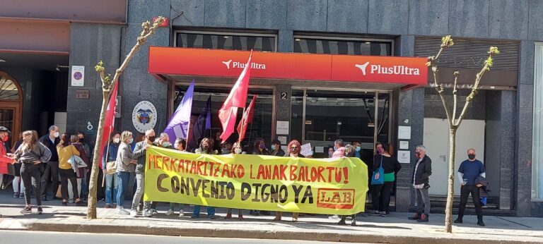 Hemos exigido un convenio digno para el comercio de alimentación de Bizkaia