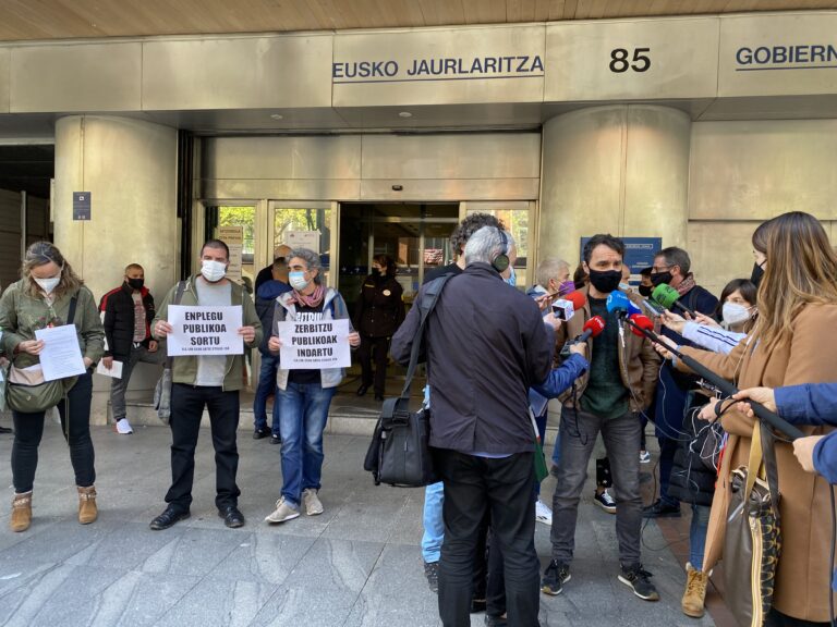 Hemos registrado la huelga del 22 de abril en el sector público de la CAV