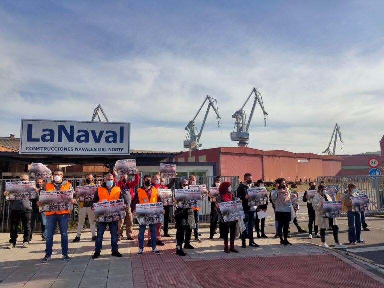 El sábado tomaremos las calles de Sestao en defensa del futuro de Ezkerraldea