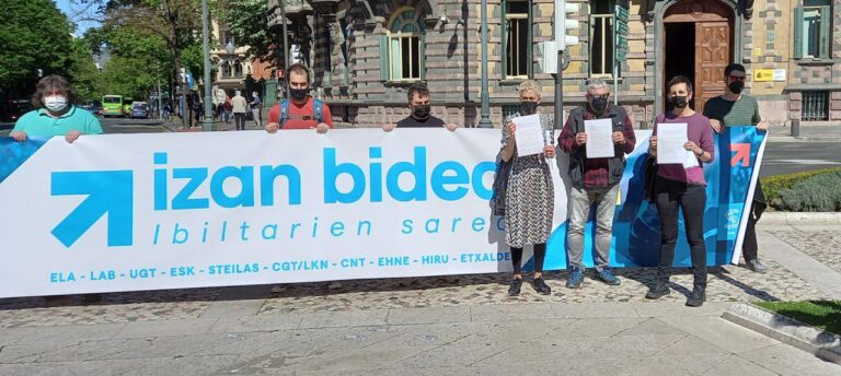 Nos hemos movilizado en Bilbo en defensa de los derechos de las y los presos