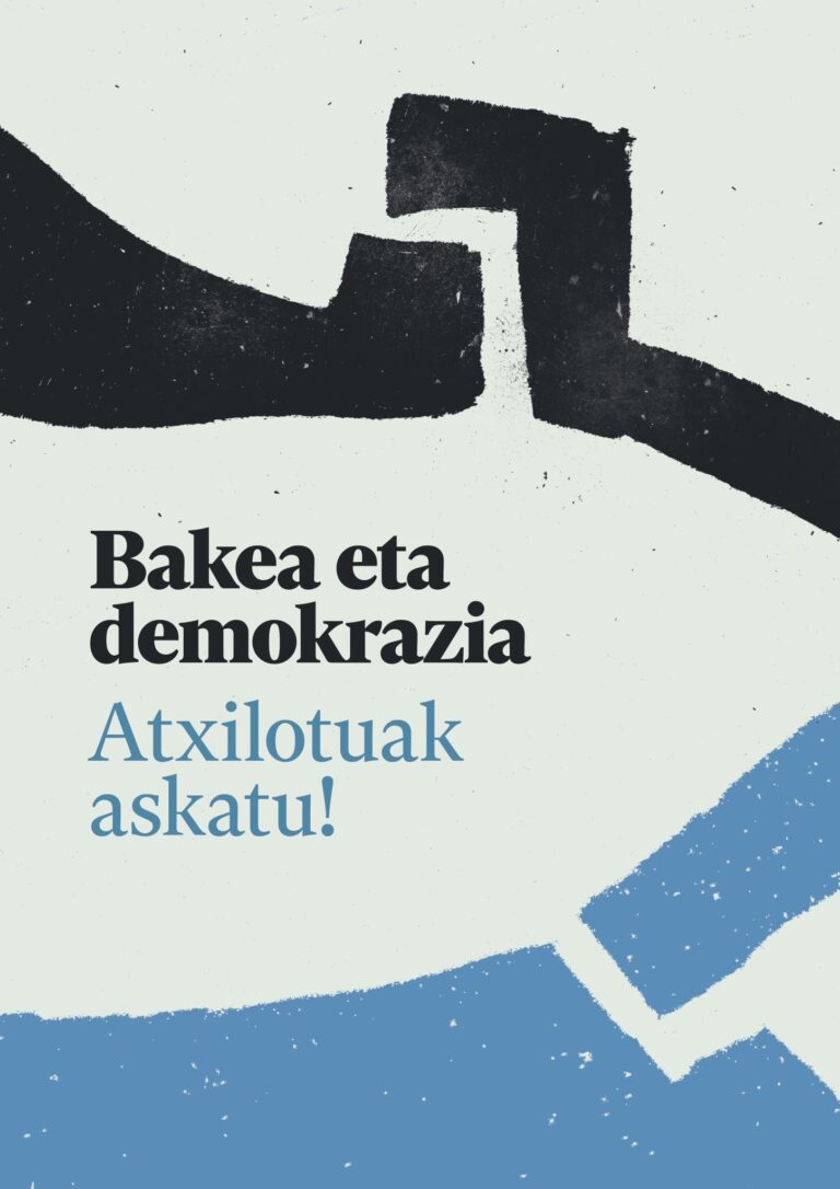 Necesitamos pasos en el camino para construir la convivencia democrática, no piedras